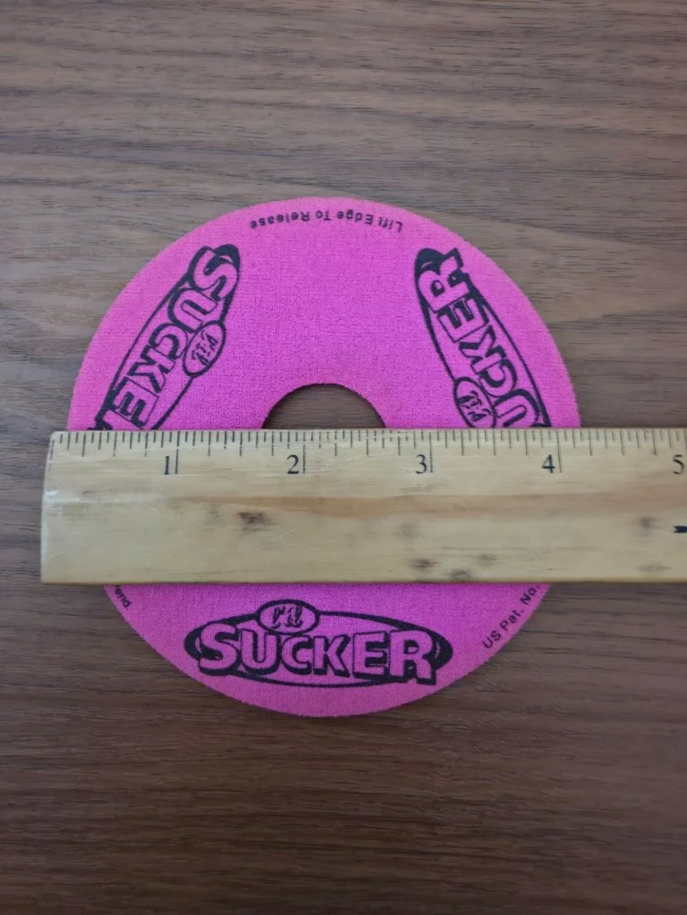 L'il Sucker Set Of 2 Pink Round Drink Holder Coaster Suction 4